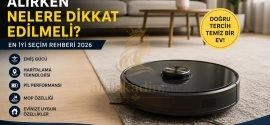 Robot Süpürge Alırken Nelere Dikkat Edilmeli? En İyi Seçim Rehberi 2026